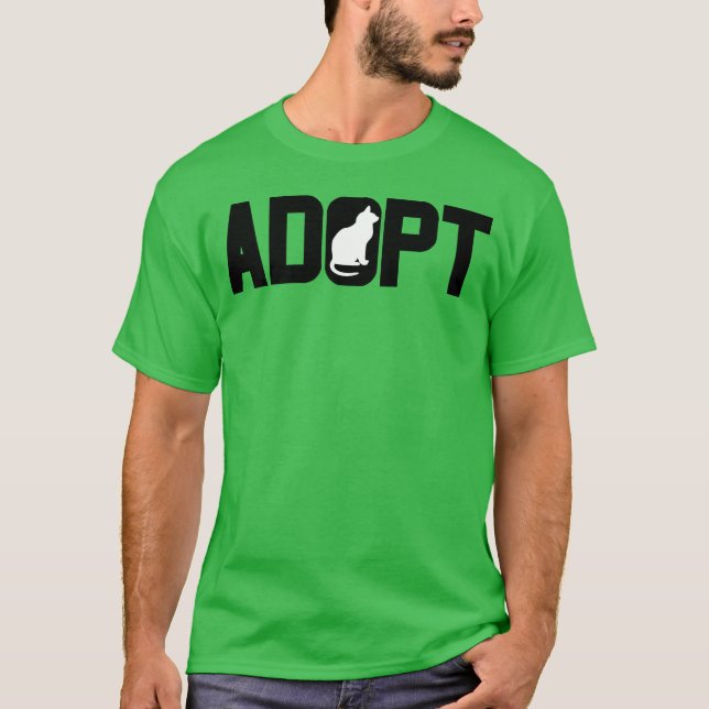 Camiseta Adote Adote animais retrô (Frente)