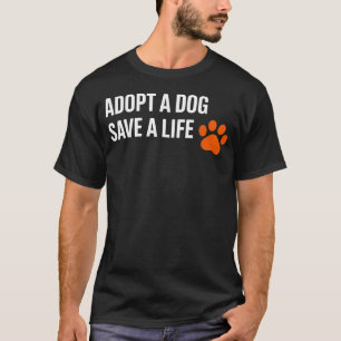 Camiseta Adote Cachorro Fofo Salva Vida Dia Nacional do Cac