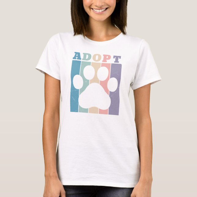 Camiseta Adote Colorido (Frente)