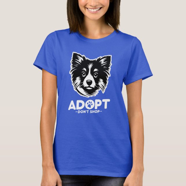 Camiseta Adote não compre 3 (Frente)