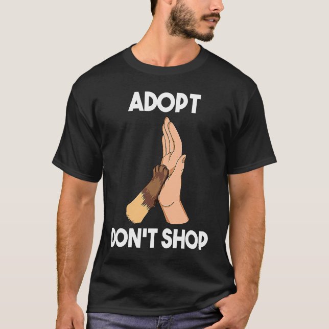 Camiseta Adote não compre Gatos (Frente)