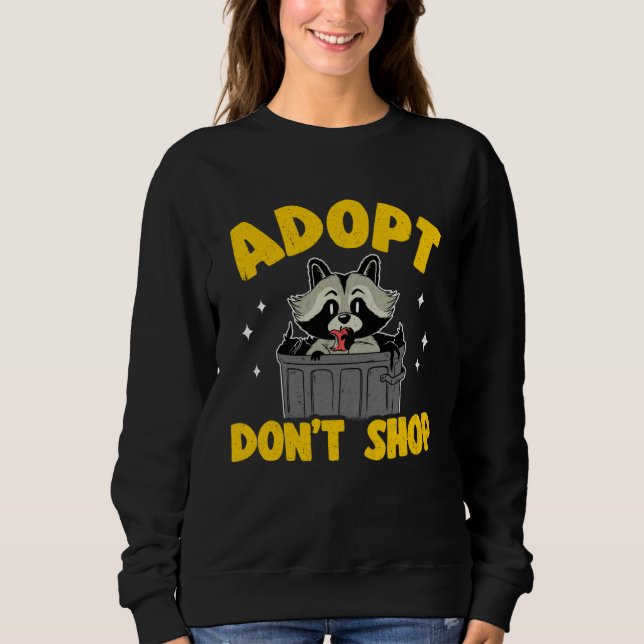 Camiseta Adote Não Compre Guaxinim 3 (Frente)