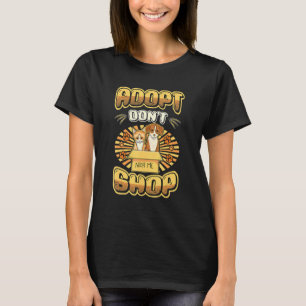 Camiseta Adote Não Compre Proteção Animal de Emergência 1
