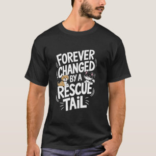 Camiseta Adote Projeto de Resgate de Animais Salve Cachorro