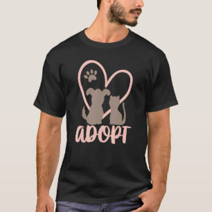 Camiseta Adote Proprietário de Animal de Estimação Resgatad
