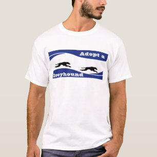Camiseta Adote um cão do galgo