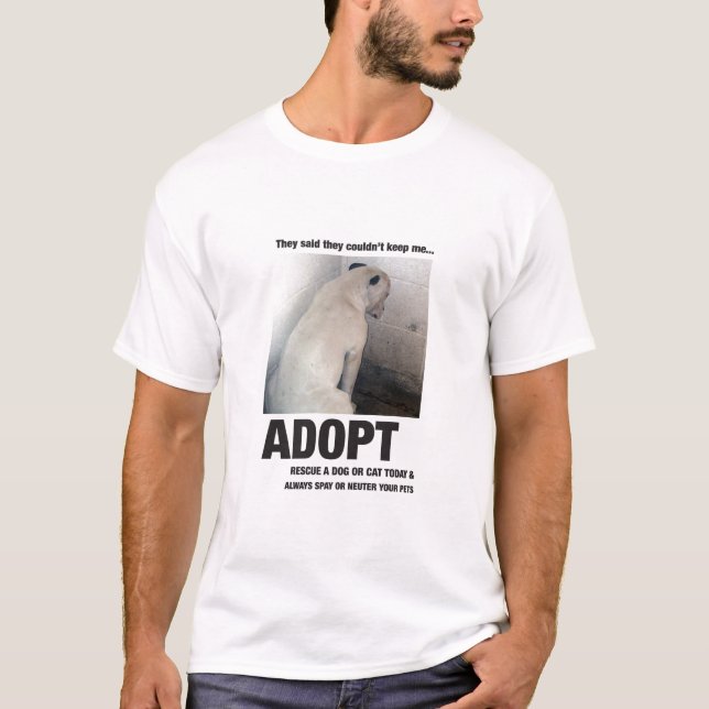 Camiseta Adote um Pet (Frente)