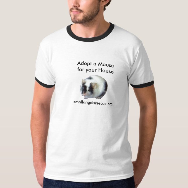Camiseta Adote um rato para sua casa (Frente)