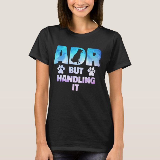 Camiseta ADR, Mas Manipulando O Veterinário Veterinário Eng (Frente)