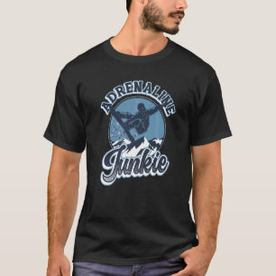 Camiseta Adrenaline Junkie Extreme Snowboarder 1