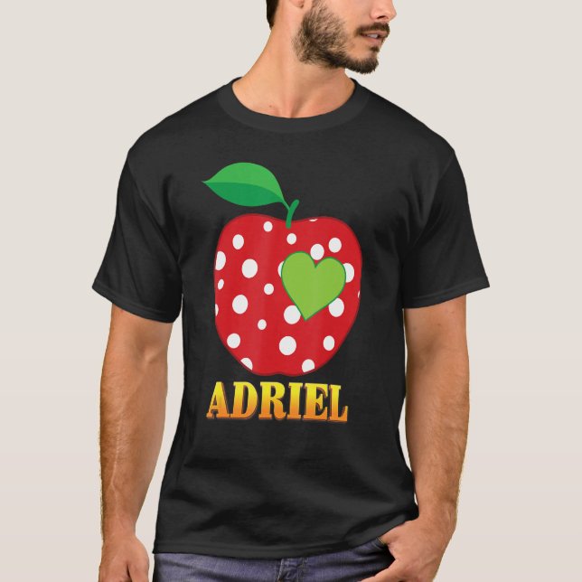 Camiseta Adriel Love School Back To School Boy Study (Frente)