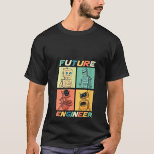 Camiseta Adul. Robótica Robótica para Roubo do Engenheiro F