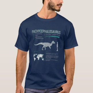 Camiseta Adult Dinosaur Boys Girls - Pachycephalosaurus