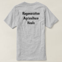 Camiseta Adulta da cinza Regenerativa Ag