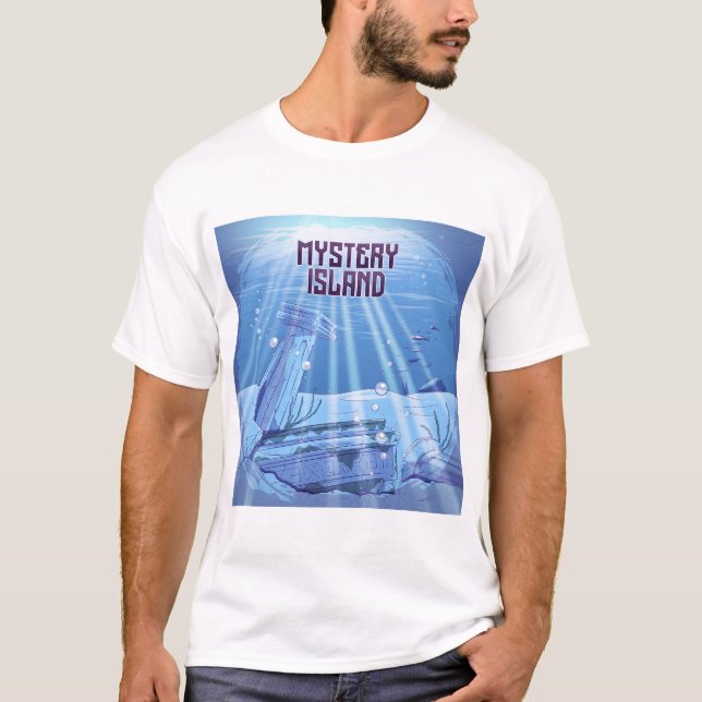 Camiseta Adulta "Ilha Misteriosa" FIC (Frente)