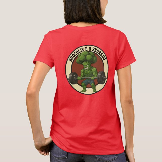 Camiseta Adulto Brócolis é o Segredo - Back (Verso)