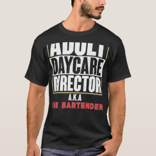 Camiseta Adulto de Cuidados de Dia do Barman 4