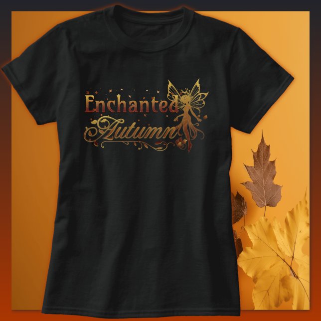 Camiseta Adulto de fada de outono encantado (Criador carregado)