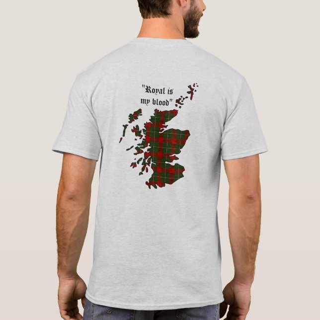 Camiseta Adulto do MacGregor Clan (Verso)