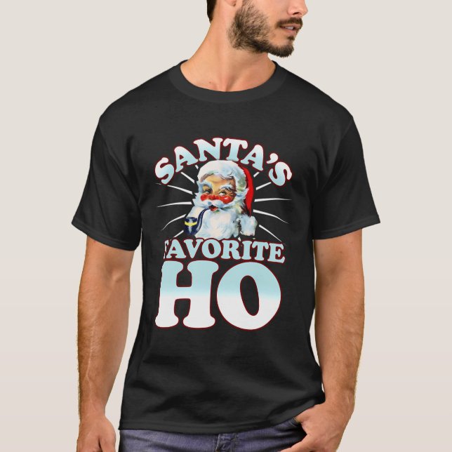 Camiseta Adulto Engraçado Humor Sujo Papais noeis de Natal  (Frente)