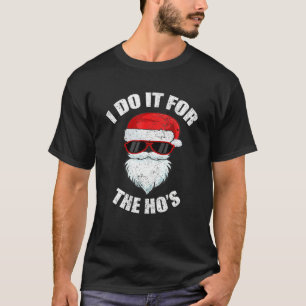 Camiseta Adulto Engraçado Sujo De Natal Pajama Ho Pj M