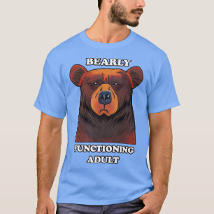 Camiseta Adulto Funny Bear Barly Funcionamento Mal Adultão