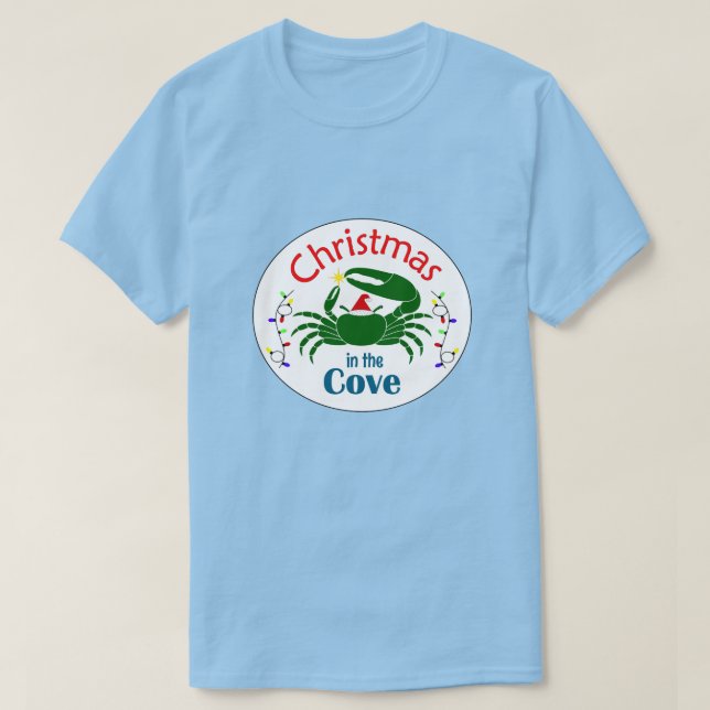 Camiseta Adulto Natal na Enseada (cores claras) (Frente do Design)