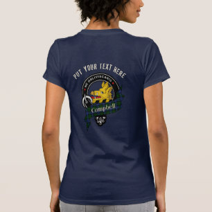 Camiseta Adulto Personalizado de Crachá de Campbell Clan