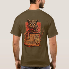 Camiseta Adulto Schrodinger's Zombie Cat - Back