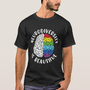 Camiseta Adultos Autismo Sensibilização A Neurodiversidade 