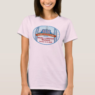 Camiseta Adultos com Albinismo Fim de Semana 2025 Reno - T-