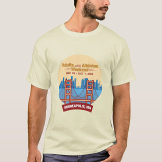 Camiseta Adultos com Albinismo Fim de Semana Minneapolis Te
