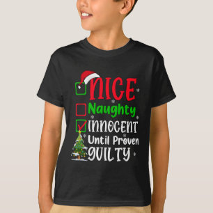 Camiseta Adultos De Natal Inocentes E Inocentes, Engraçados