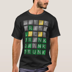 Camiseta Adultos de Outfit de Dia de São Patrício de Palavr