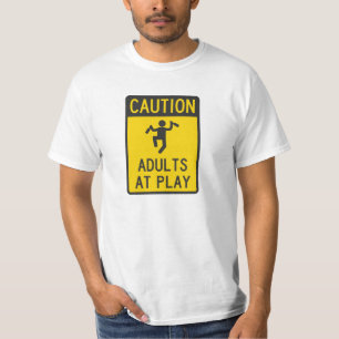 Camiseta Adultos do cuidado no jogo