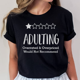 Camiseta Adultos Não Recomendariam Camisa, Coisa Engraçada