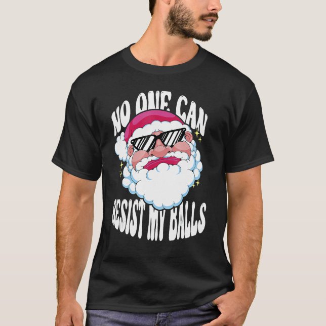 Camiseta Adultos Papais noeis de natal Ninguém consegue res (Frente)