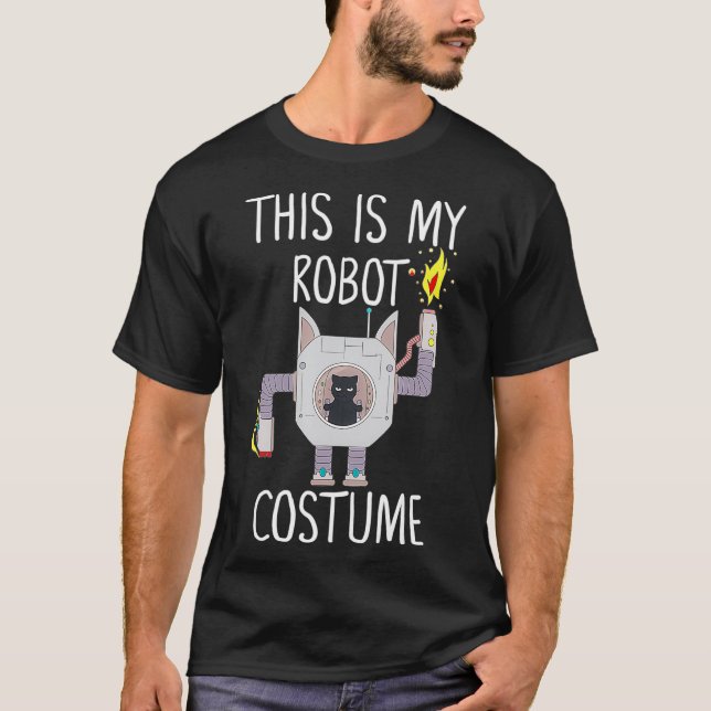 Camiseta Adultos Robóticos Robóticos de Engenheiro Futuro e (Frente)
