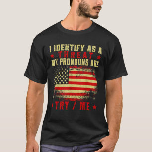 Camiseta Adultos Unisex Crianças Engraçados Eu Identifico C