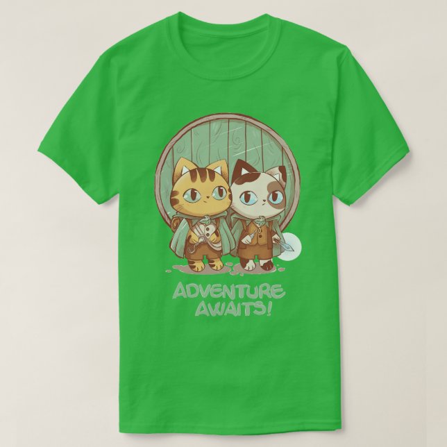 Camiseta Adventure aguarda (Frente do Design)