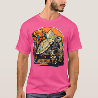 Camiseta Adventure Aguarda Andam Aventuras Ao Ar Livre