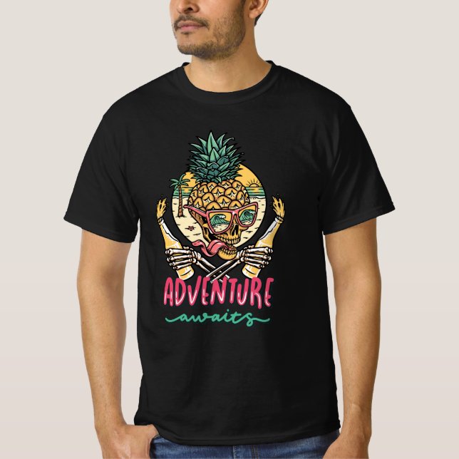 Camiseta Adventure Aguarda Camisa-T (Frente)