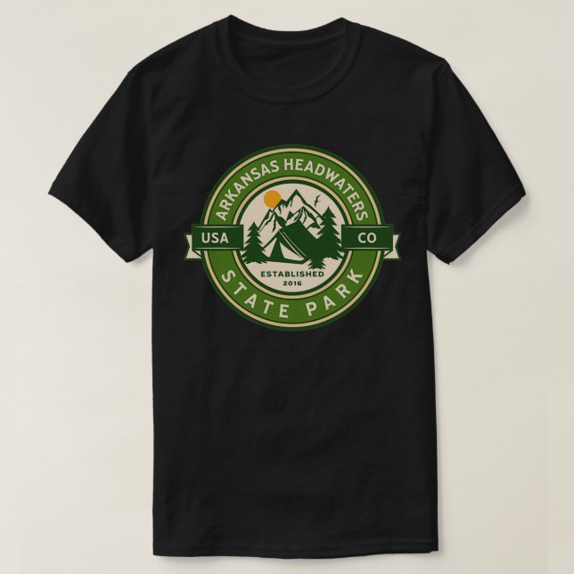 Camiseta Adventure Arkansas headwater Salida Colorado (Frente do Design)