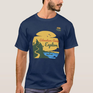 Camiseta Adventure Awaits: Explore & Enjoy Nature