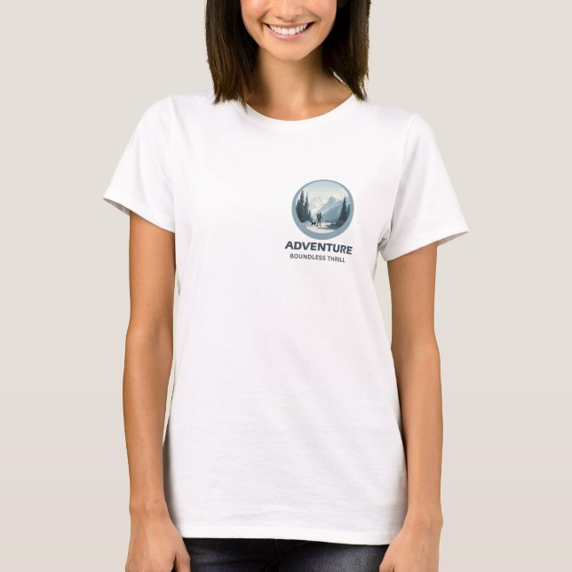Camiseta ADVENTURE – Boundless Thrill | Premium Cotton (Frente)