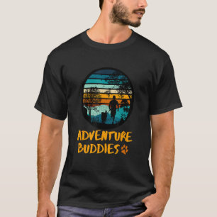 Camiseta Adventure Buddies Trail Dog Labrador Retriever Bes