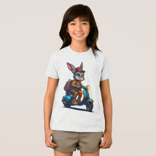 Camiseta Adventure Bunny Kid's Tee - Coelho bonito no Patin