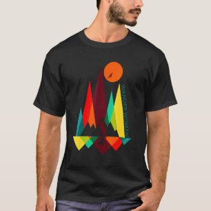 Camiseta Adventure Campi, Vendedora de Montanha Retro em Pi