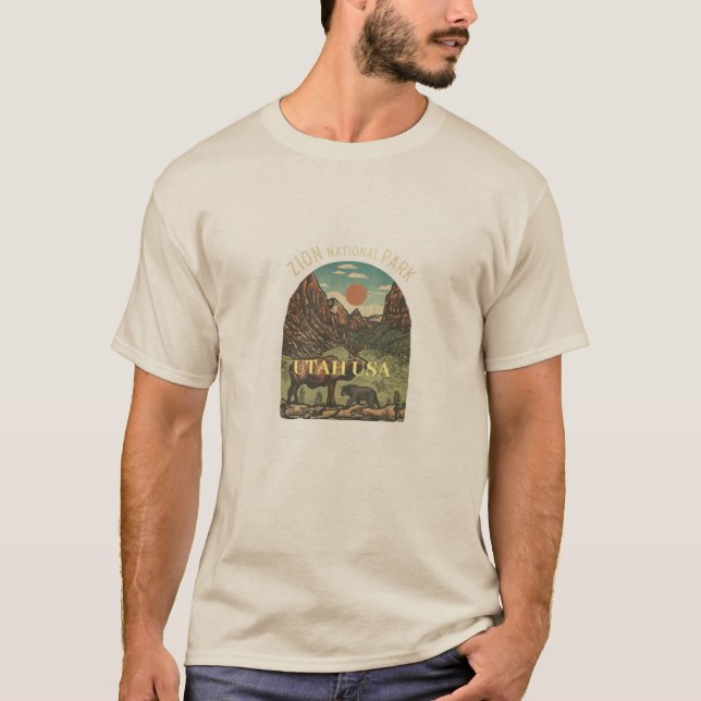 Camiseta Adventure do Zion National Park (Frente)