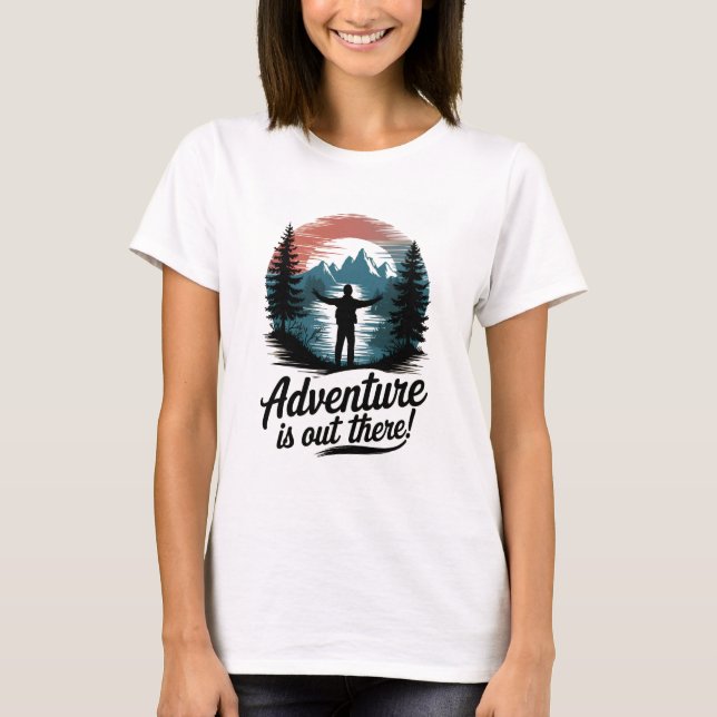 Camiseta Adventure está lá fora (Frente)
